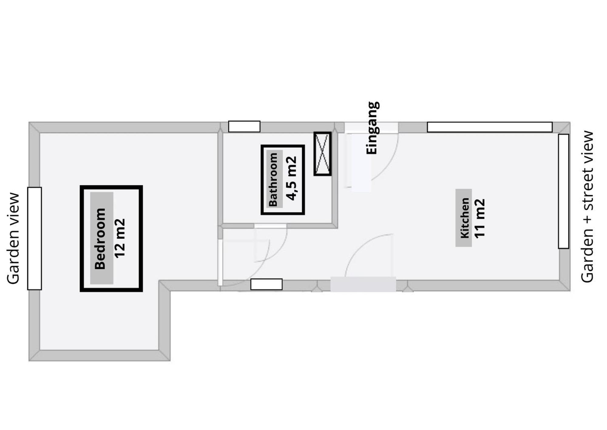 Mini-Apartment Ruhig Und Verkehrsguenstig In Berlin Kültér fotó